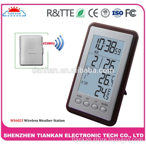 WS6023 wireless weather station with outdoor sensor